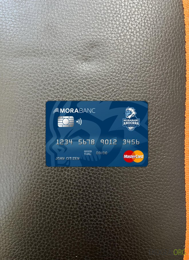 Andorre Morabank mastercard photolook recto